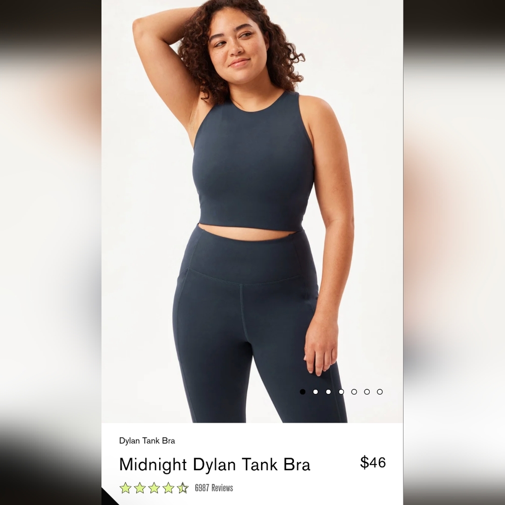 Midnight Dylan Tank Bra
